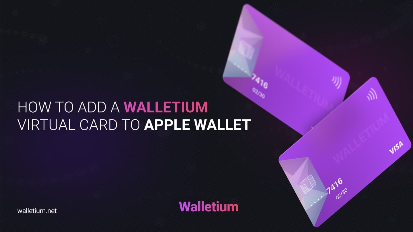 Cómo agregar una tarjeta virtual Walletium a Apple Wallet en iPhone (Guía paso a paso)