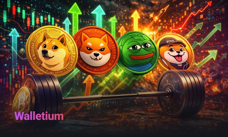I Memecoins Crescono Mentre la Strategia Barbell Prende Piede