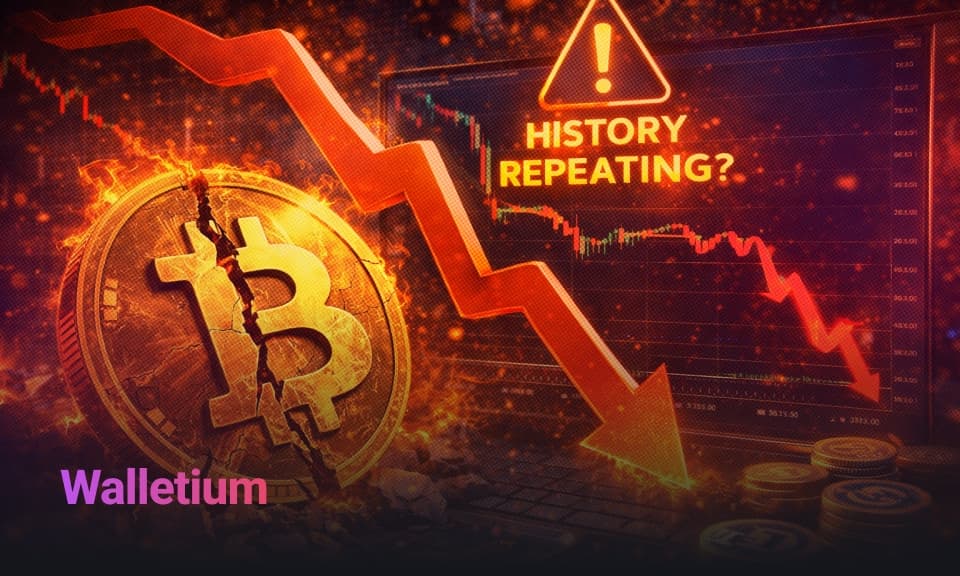 Bitcoin-Crash: Geschichte deutet auf weiteren Rückgang hin