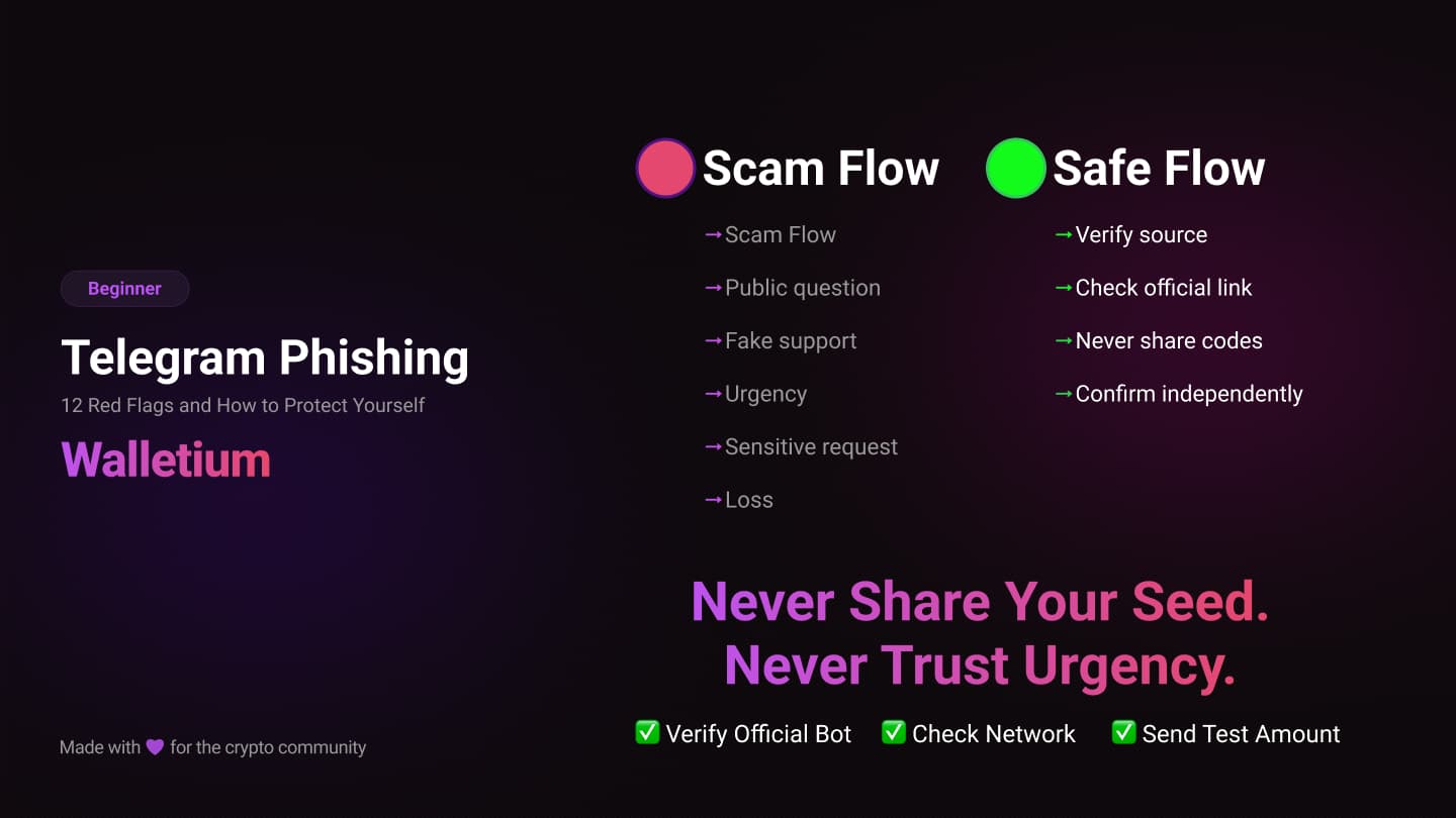Phishing en Telegram y Soporte Falso: 12 Señales de Alerta