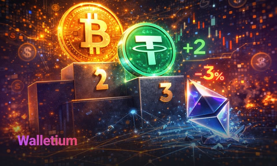 La possibilità del 57% per Ethereum di perdere il secondo posto