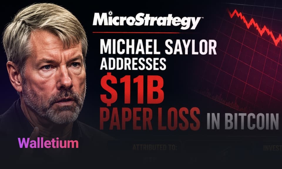 Saylor Downplays Bitcoin Loss Amid $11B Slide