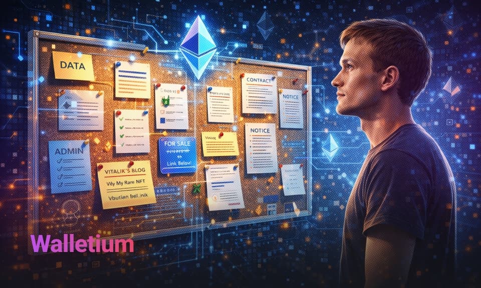 Vitalik Buterin: Ethereum come un Bacheca Digitale