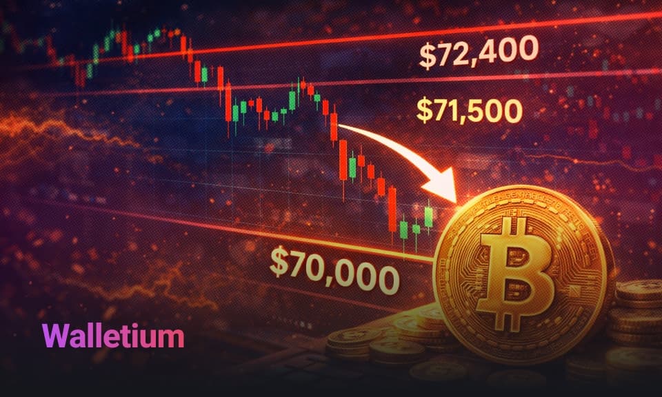 Bitcoin-Preis stabilisiert sich um die Unterstützung von 70.000 $