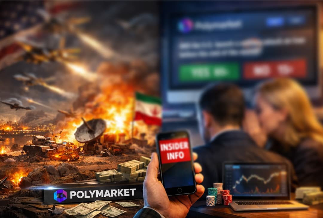 Podejrzani insiderzy zarobili ponad 1,2 miliona dolarów na Polymarket przed atakiem USA na Iran