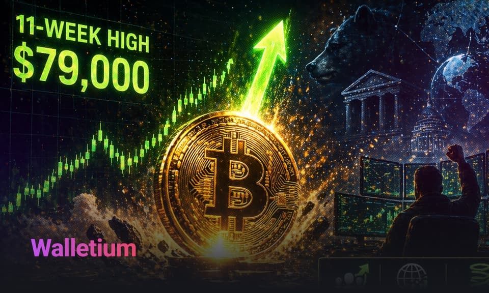 بيتكوين تصل إلى 79 ألف دولار: الارتفاع مدفوع بالتموضع